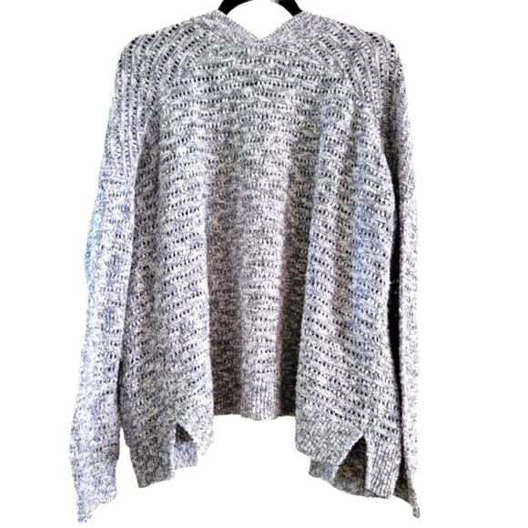 EC GAP OPEN FRONT CHUNKY KNIT CARDIGAN WITH POCLETS SZ.M - Picture 2 of 4
